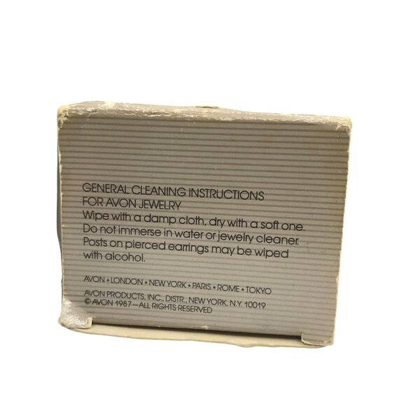 RARE Retro Avon Magnetic Collage Earrings, Vintage Unique Studs, Design Your Own - Picture 7 of 7